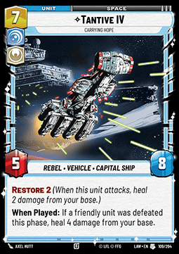 Tantive IV, Carrying Hope