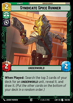 Syndicate Spice Runner Immagine principale del prodotto