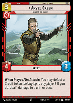 Arvel Skeen, Win and Walk Away