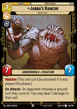 Jabba's Rancor, Snack Time!
