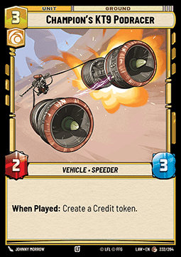 Champion's KT9 Podracer Immagine principale del prodotto