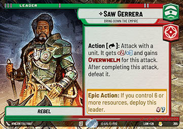 Saw Gerrera, Bring Down the Empire (V.1)