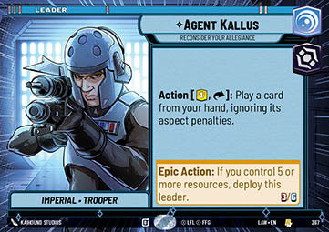 Agent Kallus, Reconsider Your Allegiance (V.1)