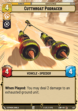 Cutthroat Podracer (V.1) Immagine principale del prodotto