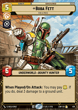 Boba Fett, For a Price (V.1)
