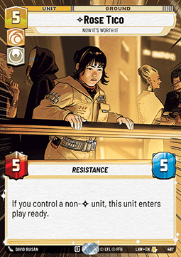 Rose Tico, Now It's Worth It (V.1) Immagine principale del prodotto