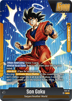 Son Goku // Son Goku (FS11-01) [Fusion World] (V.2 - Leader)