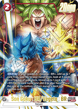 Son Goku : BR/Vegeta : BR (FB09-011) [Fusion World] (V.2 - Alternate Art) Immagine principale del prodotto