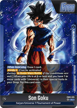 Son Goku // Son Goku (FB09-025) [Fusion World] (V.1 - Leader) Immagine principale del prodotto