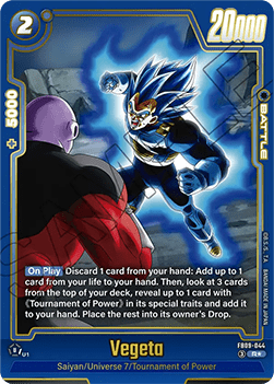 Vegeta (FB09-044) [Fusion World] (V.2 - Alternate Art) Immagine principale del prodotto
