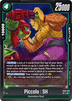 Piccolo : SH (FB09-068) [Fusion World] (V.1 - Rare) Immagine principale del prodotto