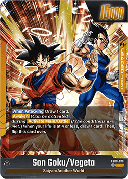 Son Goku/Vegeta // Gogeta (FB09-073) [Fusion World] (V.1 - Leader)