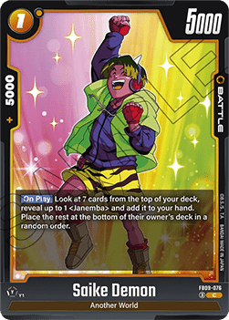 Saike Demon (FB09-076) [Fusion World]