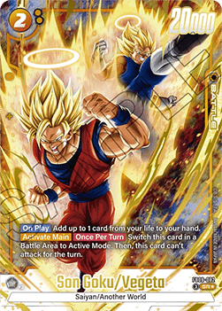 Son Goku/Vegeta (FB09-082) [Fusion World] (V.2 - Alternate Art) Immagine principale del prodotto