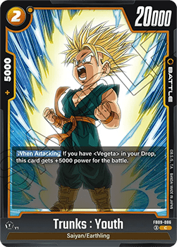 Trunks : Youth (FB09-086) [Fusion World] Immagine principale del prodotto