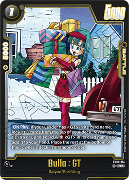 Bulla : GT (FB09-114) [Fusion World] (V.2 - Alternate Art) Immagine principale del prodotto