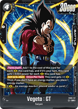 Vegeta : GT (FB09-117) [Fusion World] (V.1 - Super Rare) Immagine principale del prodotto