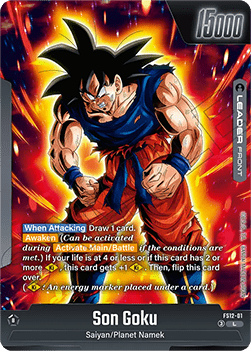 Son Goku // Son Goku (FS12-01) [Fusion World] (V.1 - Leader)