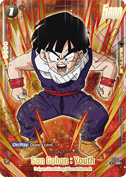 Son Gohan : Youth (FS12-08) [Fusion World] (V.2 - Alternate Art) Immagine principale del prodotto