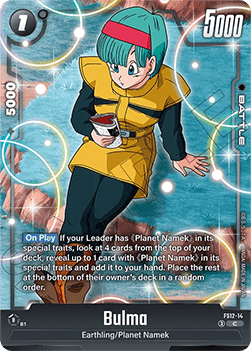 Bulma (FS12-14) [Fusion World] (V.1 - Common) Immagine principale del prodotto