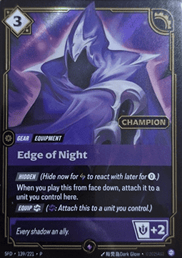 Edge of Night (V.2 - Rare) Immagine principale del prodotto