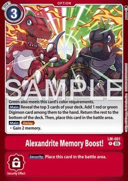 Alexandrite Memory Boost! (LM-051) Immagine principale del prodotto