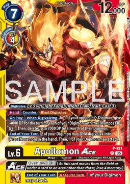 Apollomon Ace (P-191) Immagine principale del prodotto