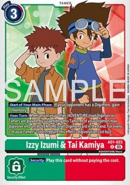 Izzy Izumi & Tai Kamiya (AD1-022) (V.1) Immagine principale del prodotto
