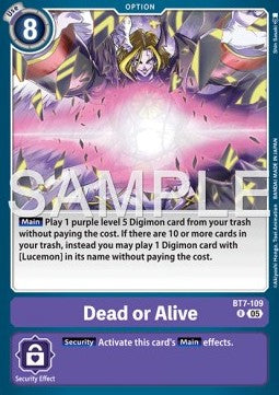 Dead or Alive (BT7-109) (V.1) Immagine principale del prodotto