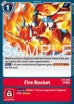 Fire Rocket (BT8-095) (V.1) Immagine principale del prodotto