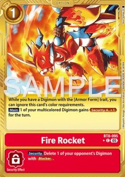 Fire Rocket (BT8-095) (V.2) Immagine principale del prodotto