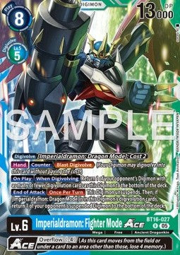Imperialdramon: Fighter Mode Ace (BT16-027) Immagine principale del prodotto