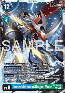 Imperialdramon: Dragon Mode (BT16-028) Immagine principale del prodotto