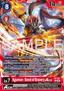Agumon - Bond of Bravery Ace (LM-021) (V.1) Immagine principale del prodotto