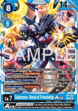 Gabumon - Bond of Friendship Ace (LM-022) (V.1) Immagine principale del prodotto