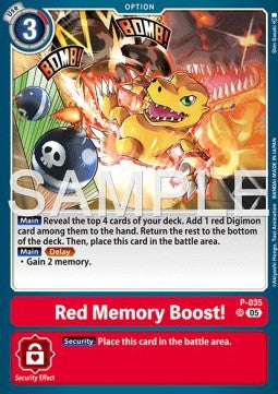 Red Memory Boost! (P-035) Immagine principale del prodotto