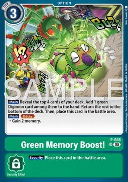Green Memory Boost! (P-038) Immagine principale del prodotto