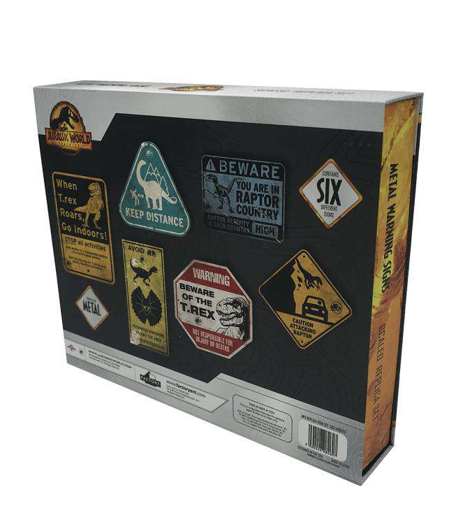 Jw Metal Warning Scaled Prop Replica