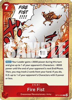 Fire Fist (OP15-020) Immagine principale del prodotto