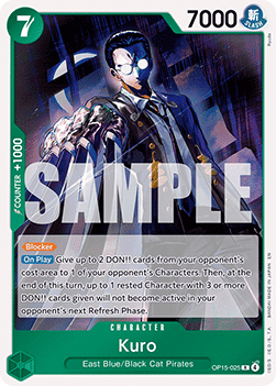 Kuro (OP15-025) (V.1) Immagine principale del prodotto