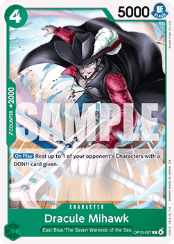 Dracule Mihawk (OP15-027) Immagine principale del prodotto