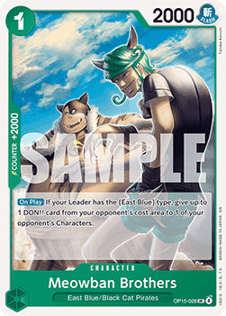 Meowban Brothers (OP15-028) Immagine principale del prodotto
