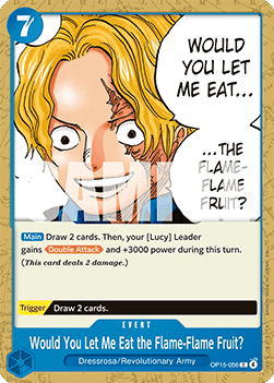Would You Let Me Eat the Flame-Flame Fruit? (OP15-056) Immagine principale del prodotto