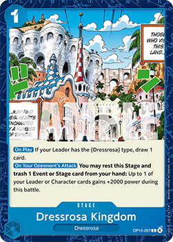 Dressrosa Kingdom (OP15-057) Immagine principale del prodotto
