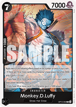 Monkey.D.Luffy (OP15-092) (V.1) Immagine principale del prodotto