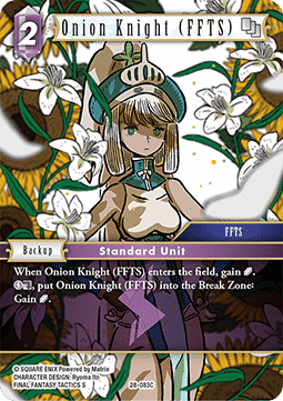 Onion Knight (FFTS) (28-083) (V.1) Immagine principale del prodotto