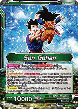 Son Gohan // SS Son Gohan, Reliable Growth (V.2 - Alternate Art) Immagine principale del prodotto