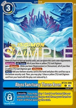 Abyss Sanctuary: Throne Room (BT24-090) Immagine principale del prodotto