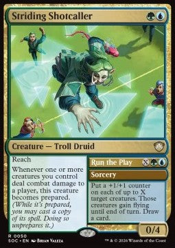 Striding Shotcaller // Run the Play Immagine principale del prodotto