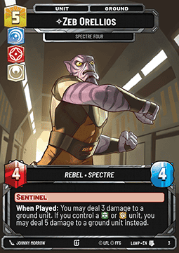 Zeb Orellios, Spectre Four (V.1) Immagine principale del prodotto